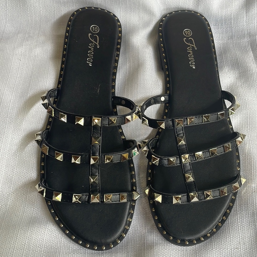 Brand new black sandals